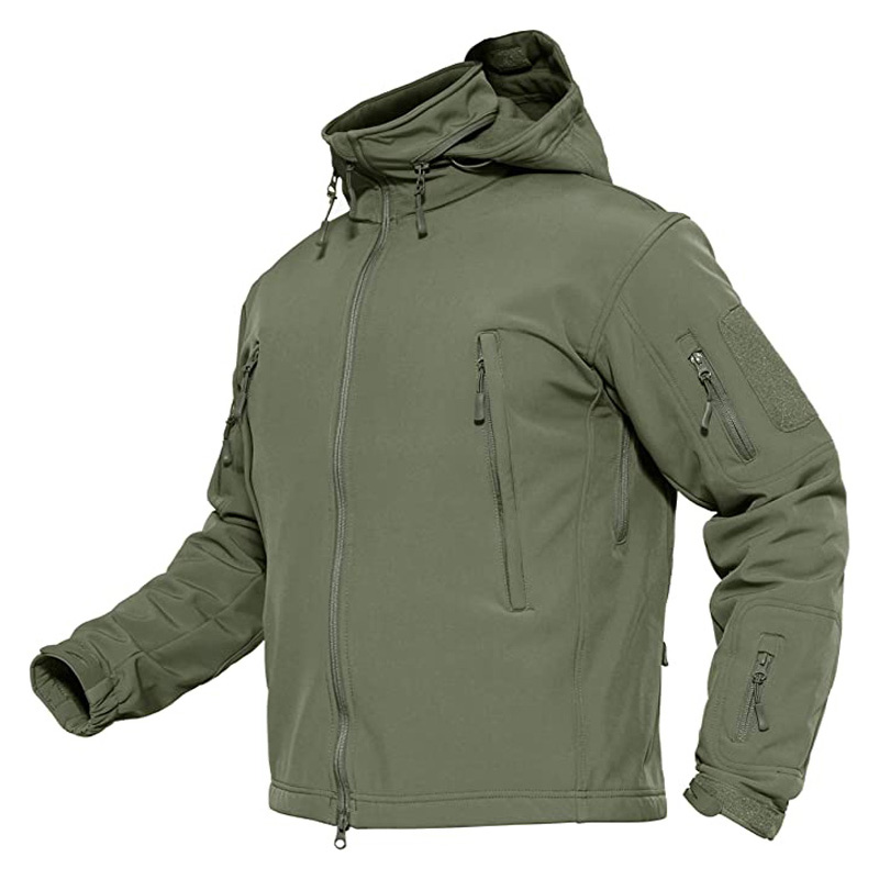 olive green tactical jacket military hardshell jacket tactical winter ...